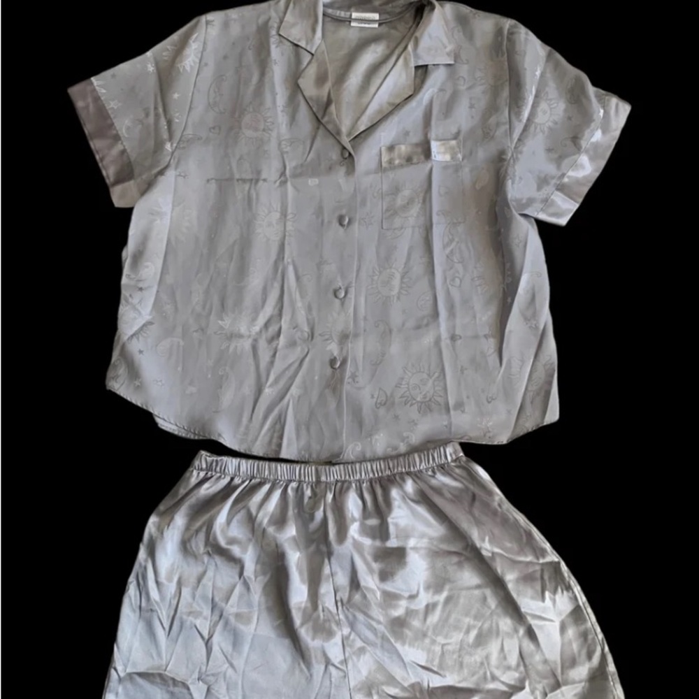 Canda 2 piece silky pajamas women’s size large